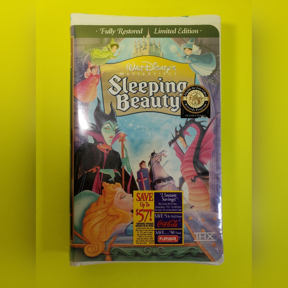 Limited Edition Walt Disney's Sleeping Beauty - VINTAGE 1997.